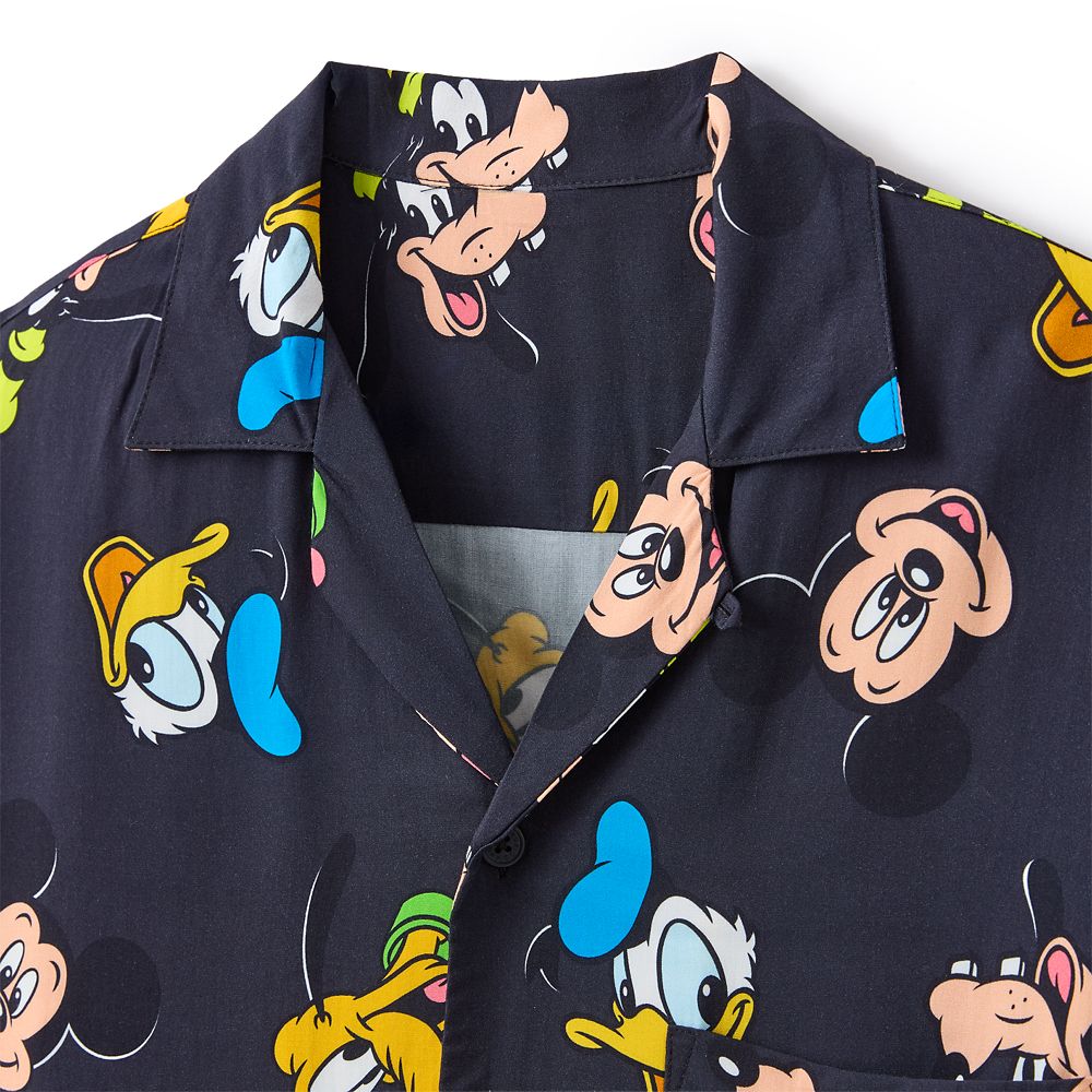 Mickey Mouse and Friends Camp Shirt for Men