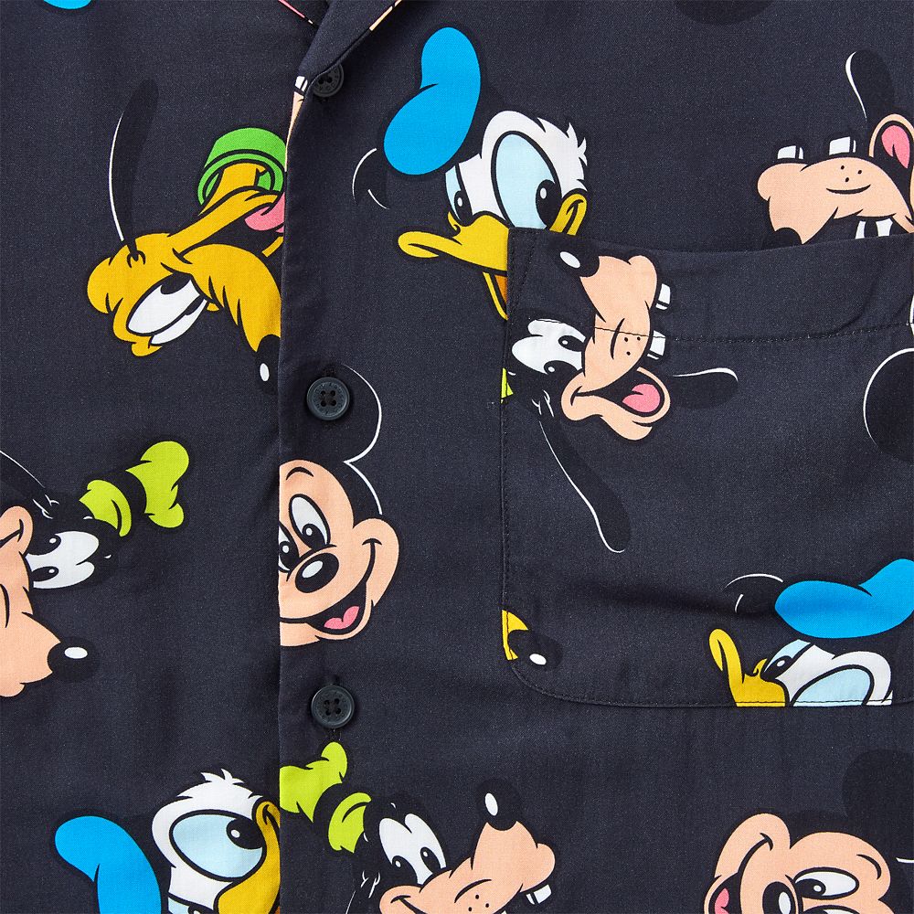 Mickey Mouse and Friends Camp Shirt for Men