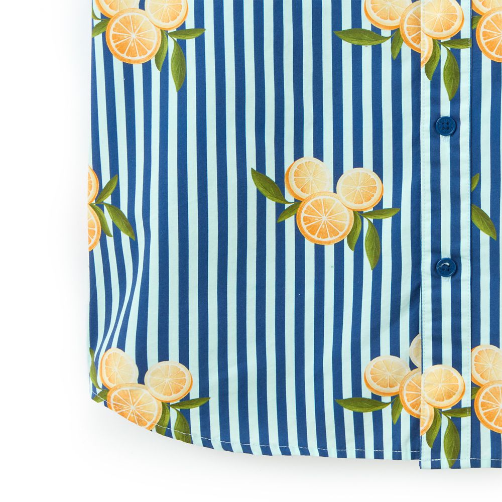 Mickey Mouse Icon Oranges Button-Down Shirt for Men