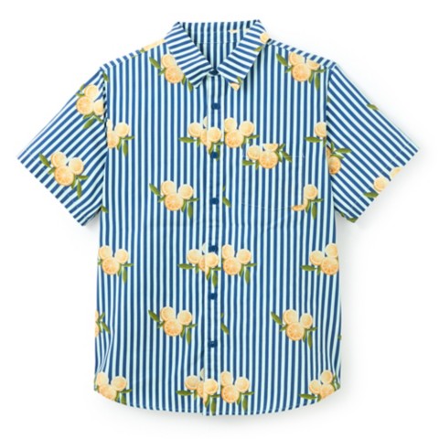 Мужские рубашки Disney Mickey Mouse Icon Oranges Button-Down Shirt for Men