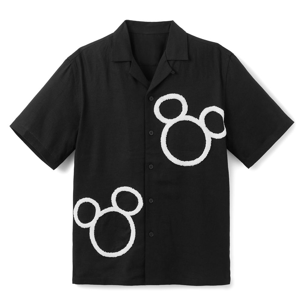 Mickey Mouse Icon Button Down Shirt for Adults