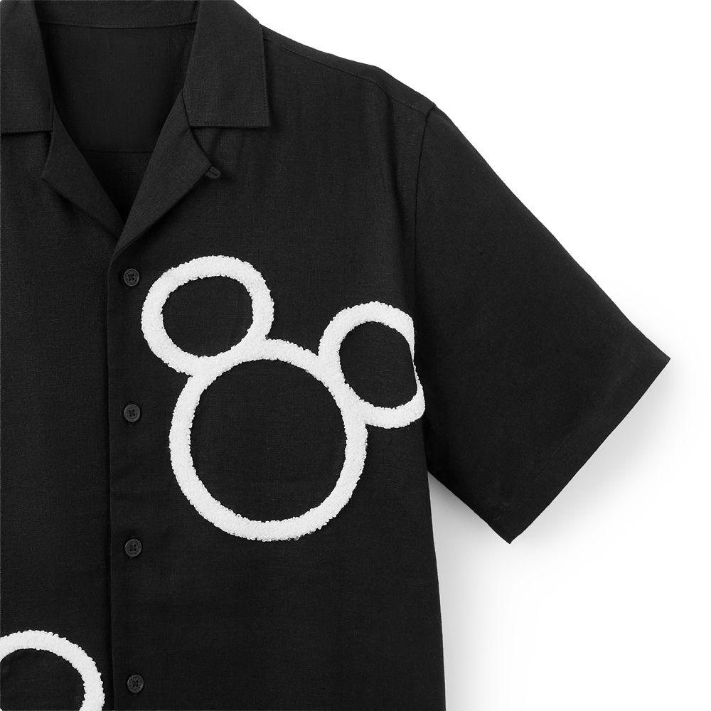 Mickey Mouse Icon Button Down Shirt for Adults