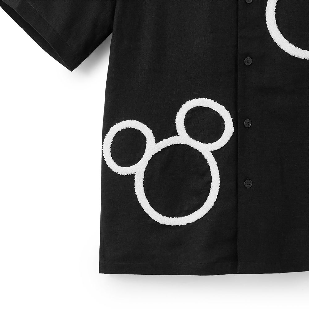 Mickey Mouse Icon Button Down Shirt for Adults