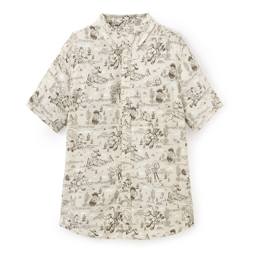 Toy Story Button Down Shirt for Adults