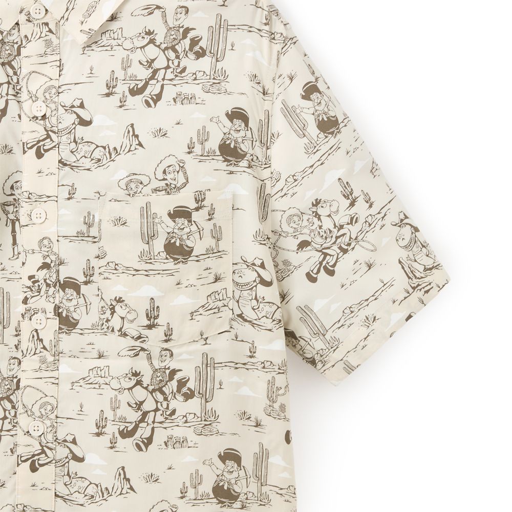 Toy Story Button Down Shirt for Adults