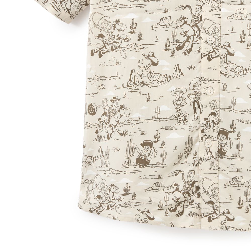 Toy Story Button Down Shirt for Adults