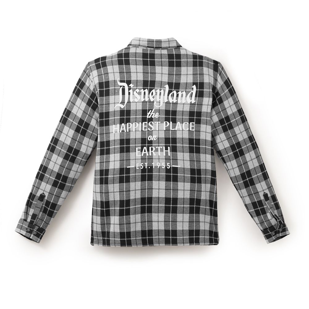 Disneyland Flannel Shirt for Adults