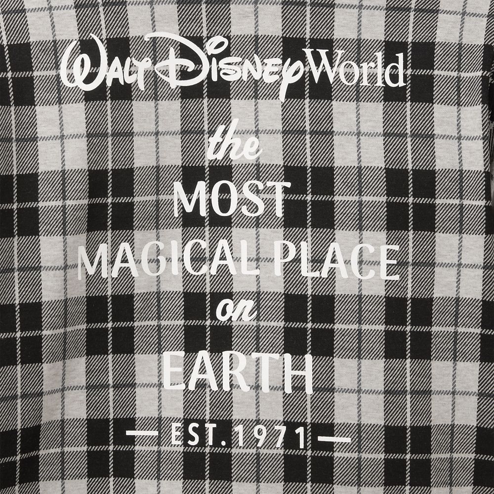 Walt Disney World Flannel Shirt for Adults