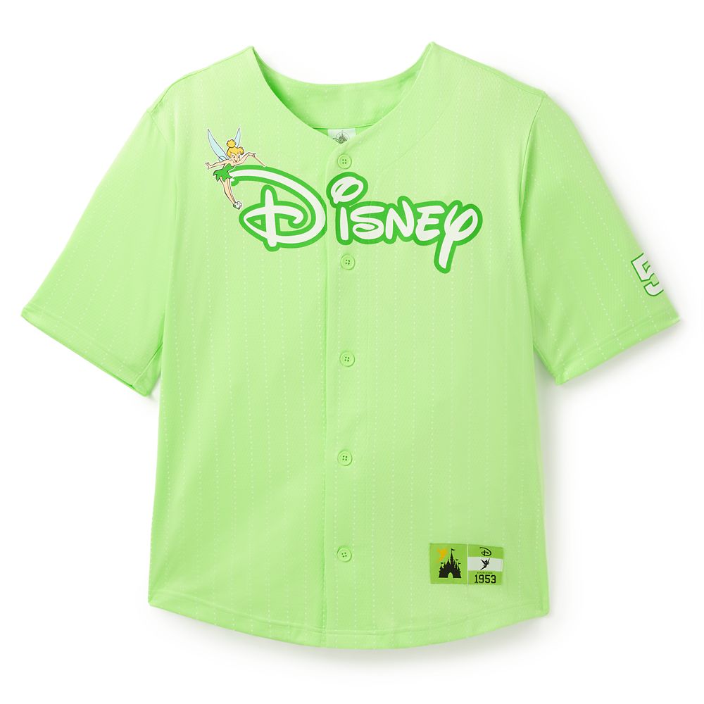 Tinker Bell Baseball Jersey for Adults  Peter Pan Official shopDisney
