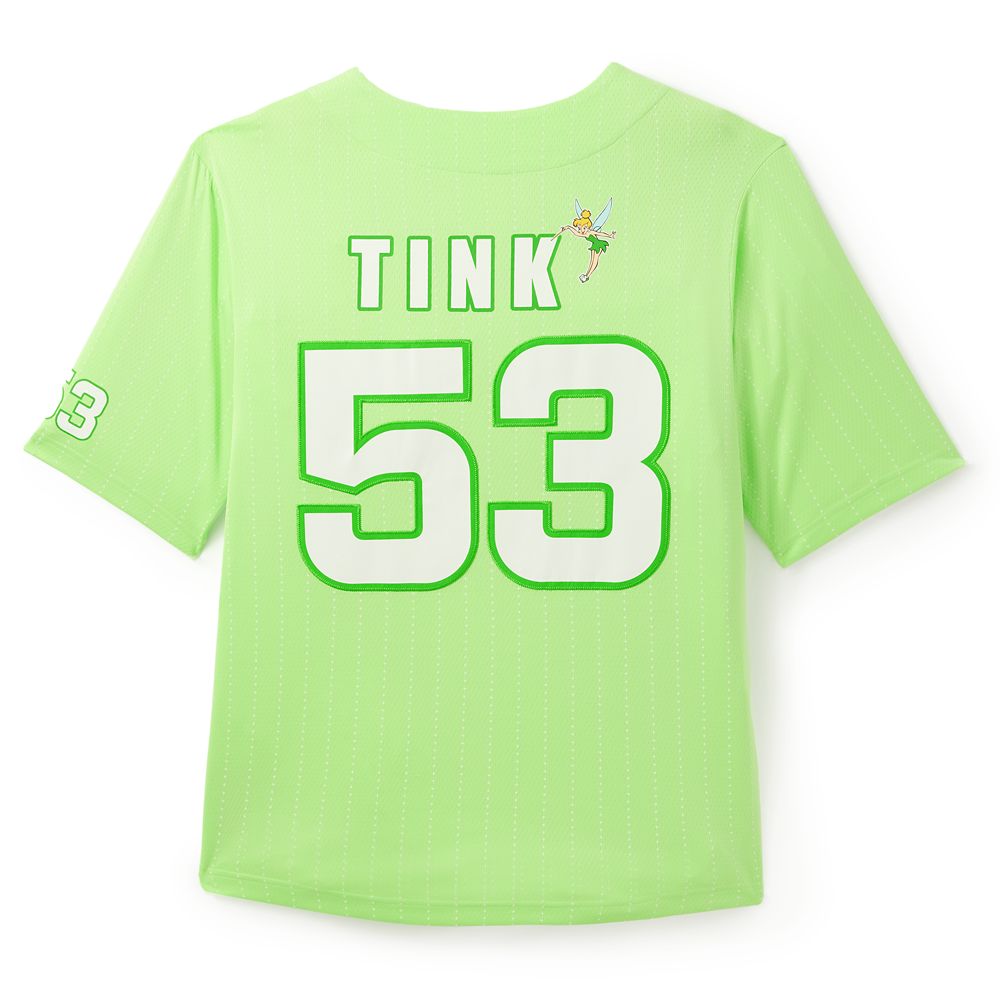 Tinker Bell Baseball Jersey for Adults &ndash; Peter Pan