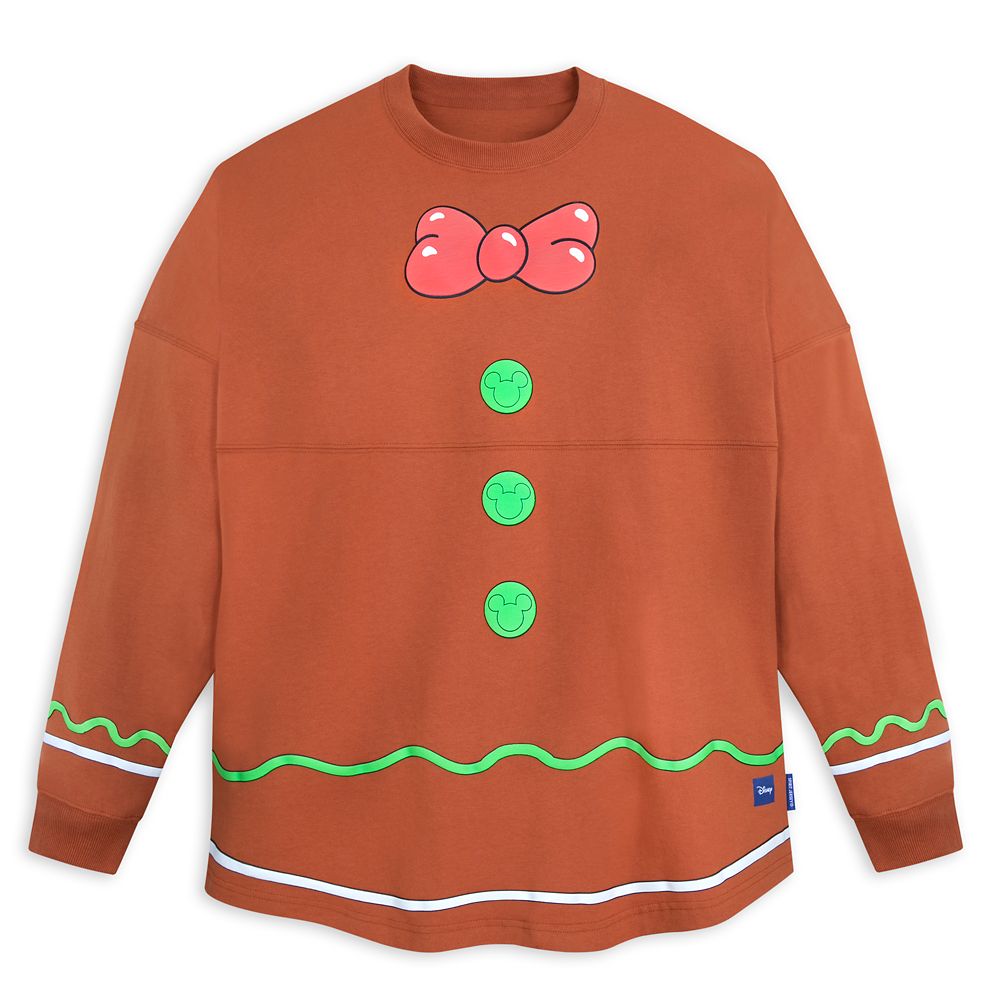 Mickey Mouse Gingerbread Spirit Jersey for Adults Disney Eats