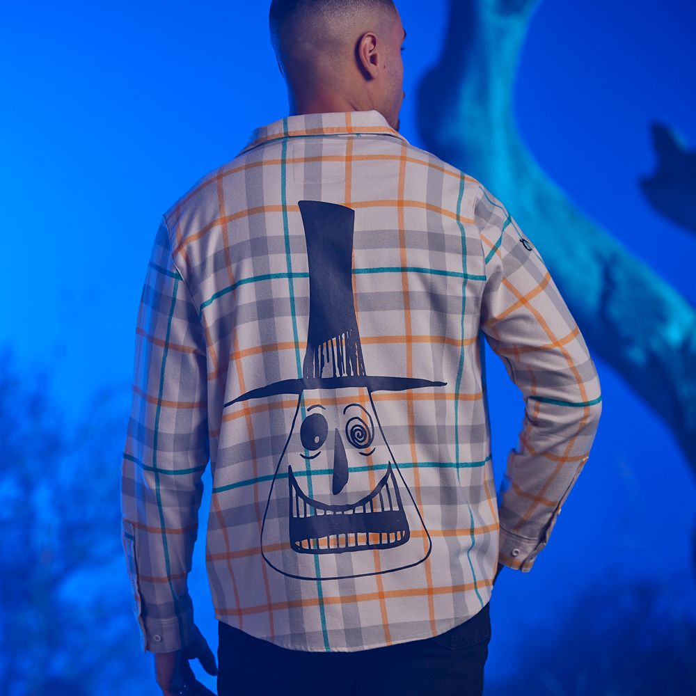 Mayor Flannel Shirt for Adults by Cakeworthy &ndash; The Nightmare Before Christmas &ndash; Exclusive