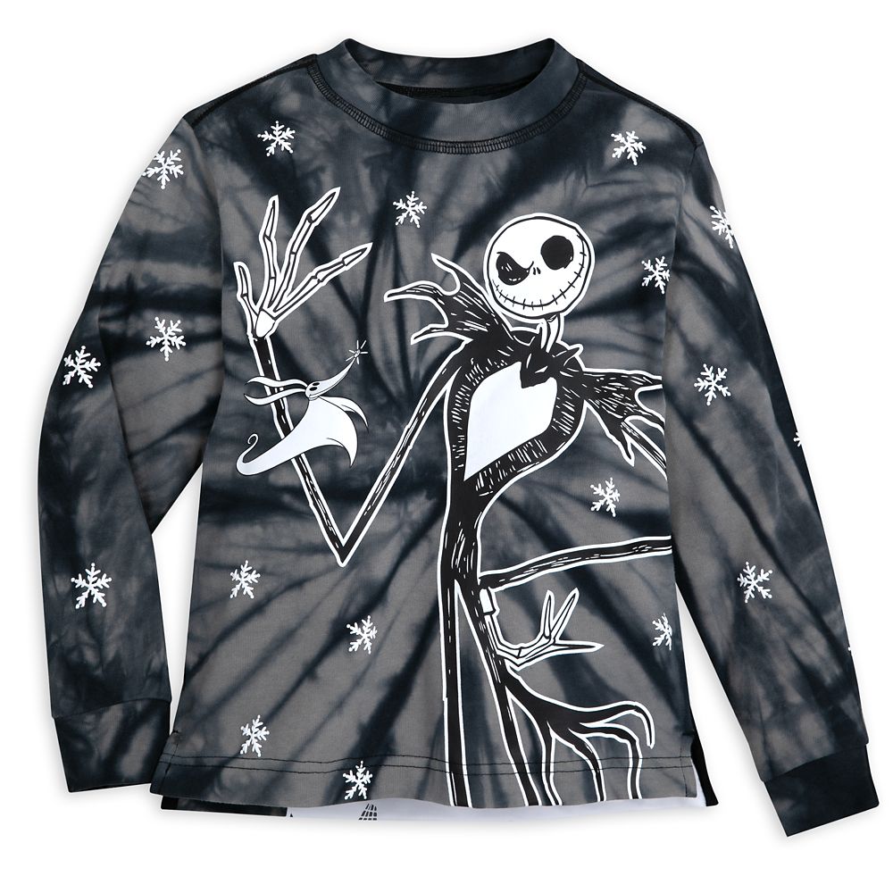 Jack Skellington and Zero Tie-Dye Pullover Sweatshirt for Kids – The Nightmare Before Christmas