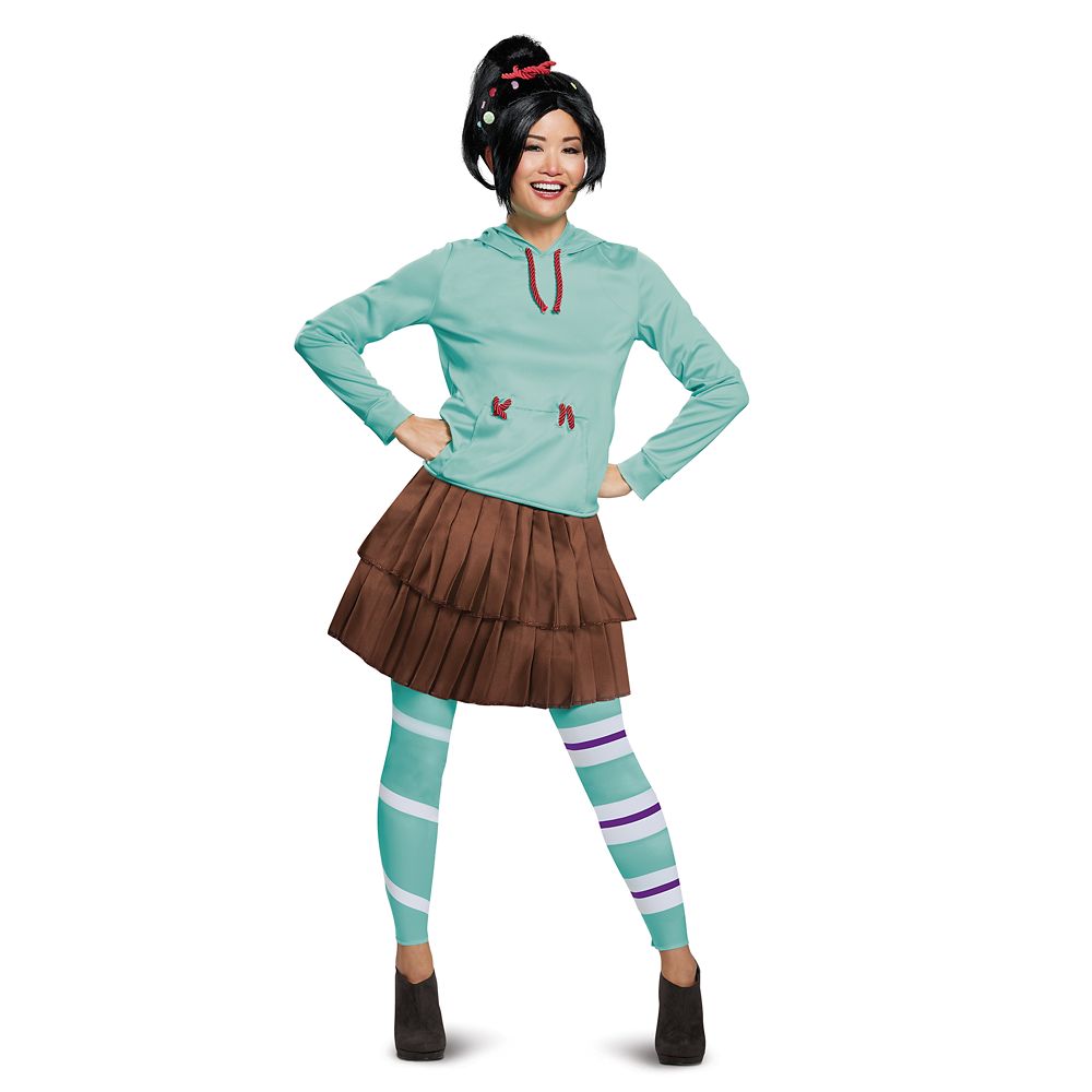 Vanellope Van Schweetz Deluxe Costume for Adults by Disguise – Wreck-It-Ralph