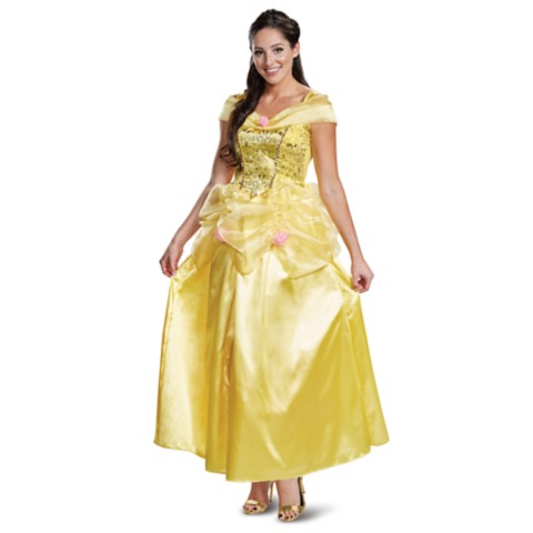 Disney Belle Deluxe Costume for Adults by Disguise – Beauty and the Beast