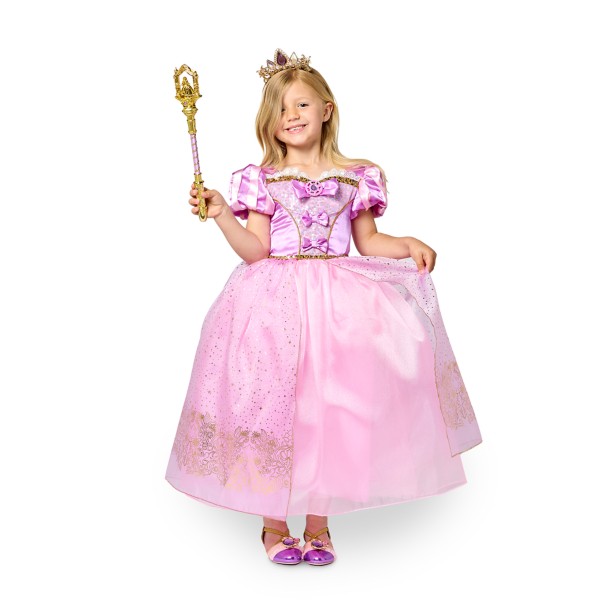 princess rapunzel dress Disney Majestic with Pascal Shoulder Plush Friend and many more events Rapunzel Costume for Kids