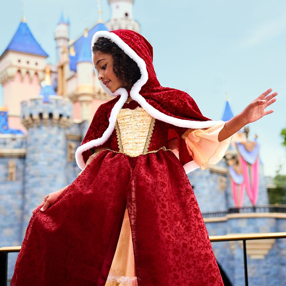 Belle Winter Costume for Kids - Beauty and the Beast The Enchanted Christmas