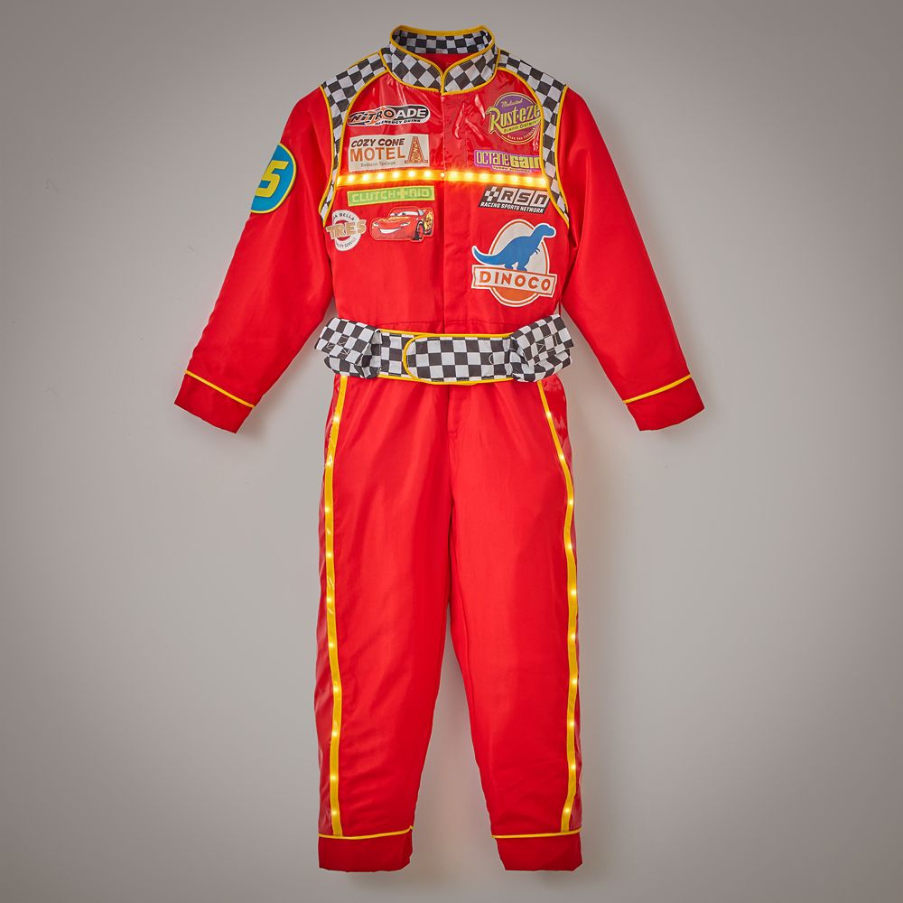 Lightning McQueen Light-Up and Sound Costume for Kids &ndash; Cars