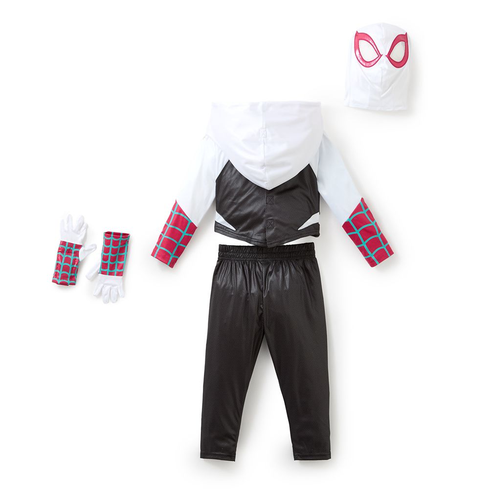Spider-Gwen Costume with Sound Effects for Kids &ndash; Spider-Man: Across the Spider-Verse