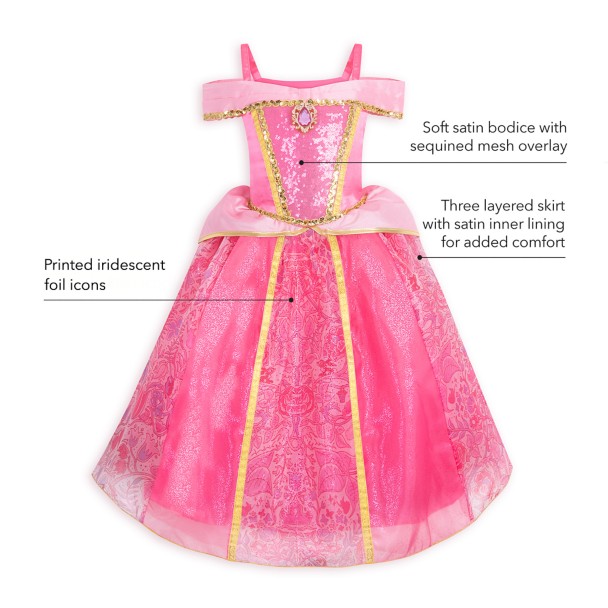 Sequin Sleeping Beauty Childrens Costume Sequin Sleeping Beauty Childrens Costume