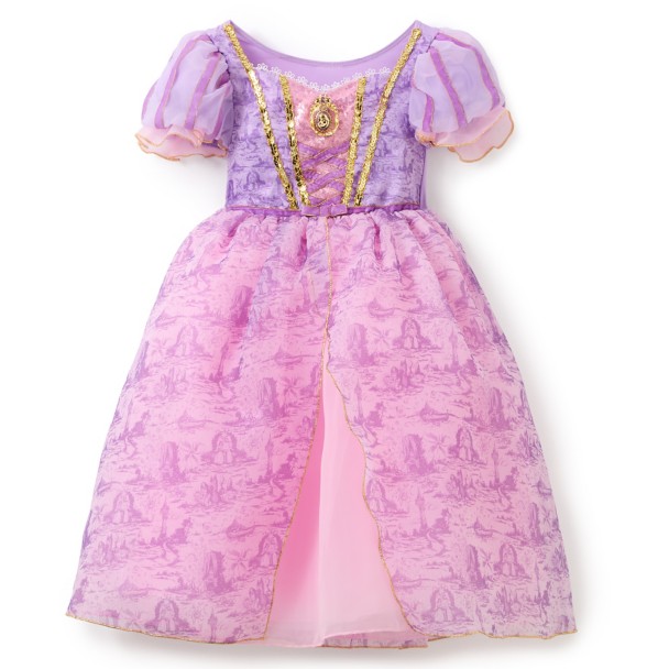 disney store rapunzel dress Deluxe Costume for Kids, Tangled or ties to frustrate little fingers Disney Princess Rapunzel Costume