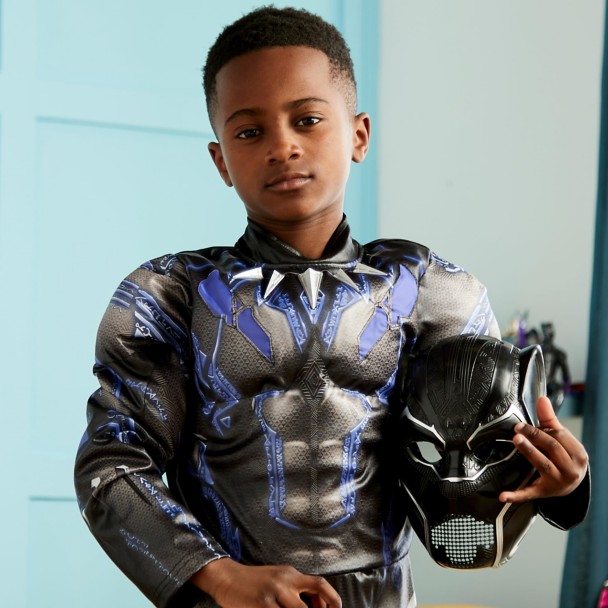 Black Panther Costume Muscle Child Black Panther Costume Muscle Child