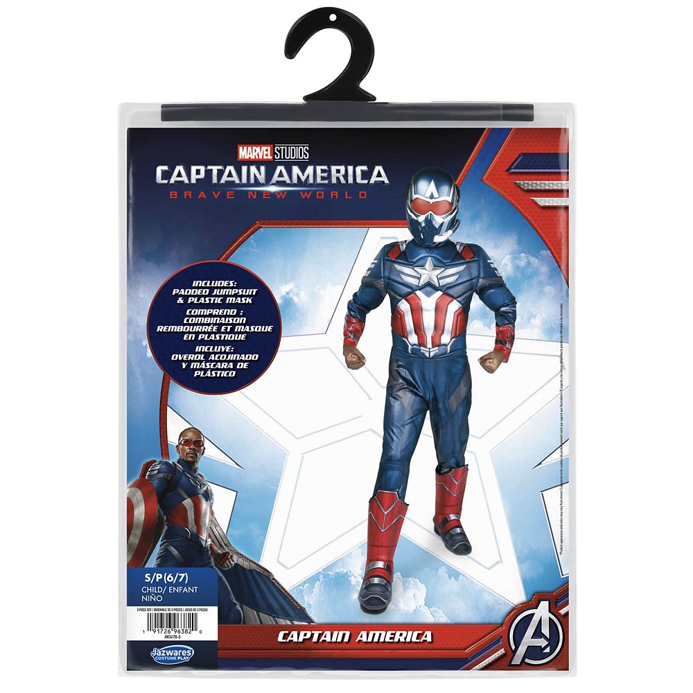 Captain America Costume for Kids by Jazwares &ndash; Captain America: Brave New World