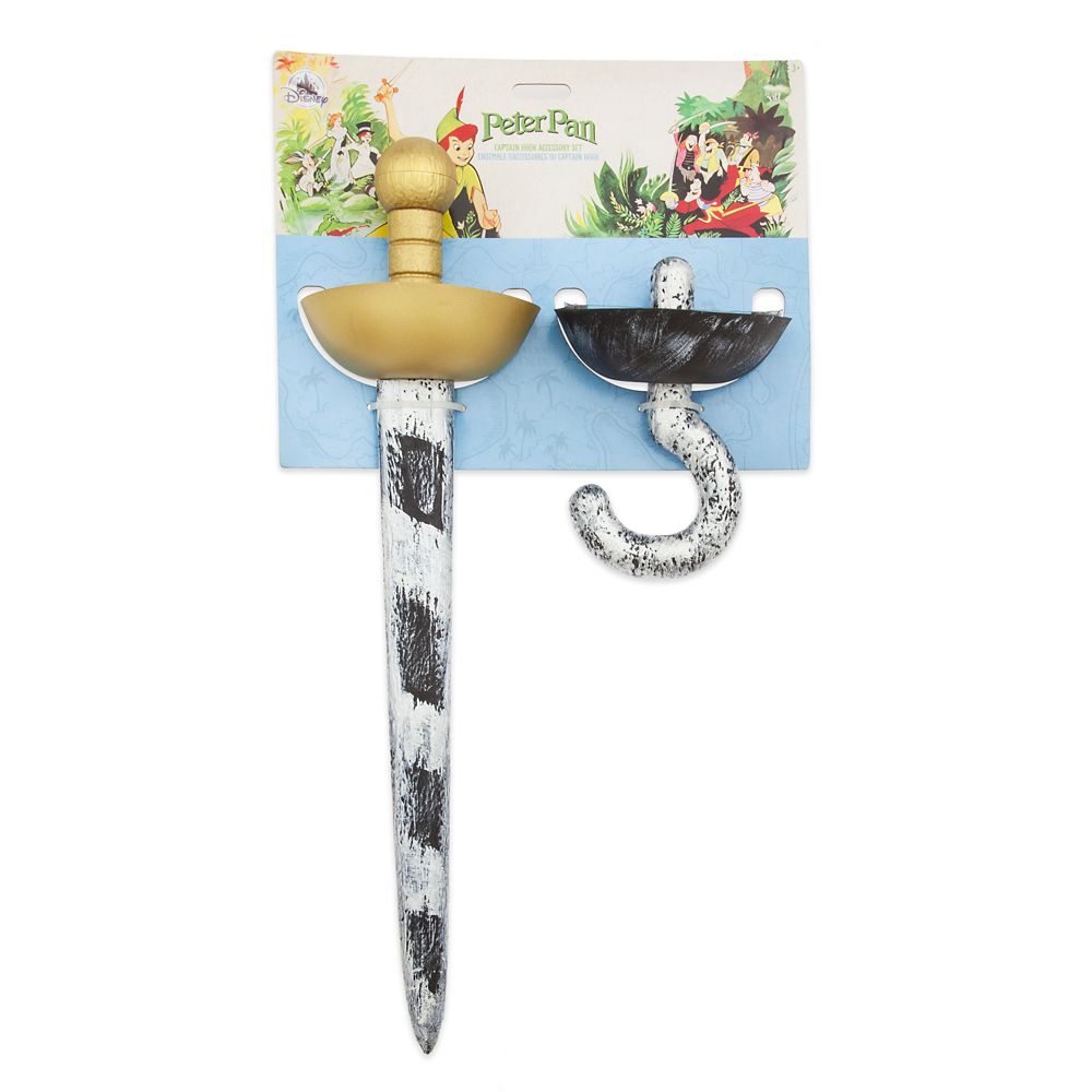 Captain Hook Costume Accessory Set for Kids - Peter Pan