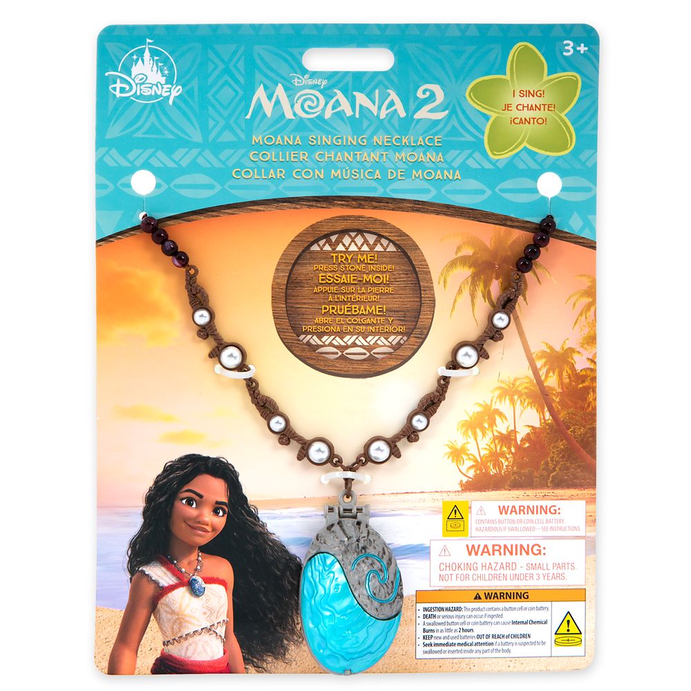 Moana 2 Singing Necklace for Kids