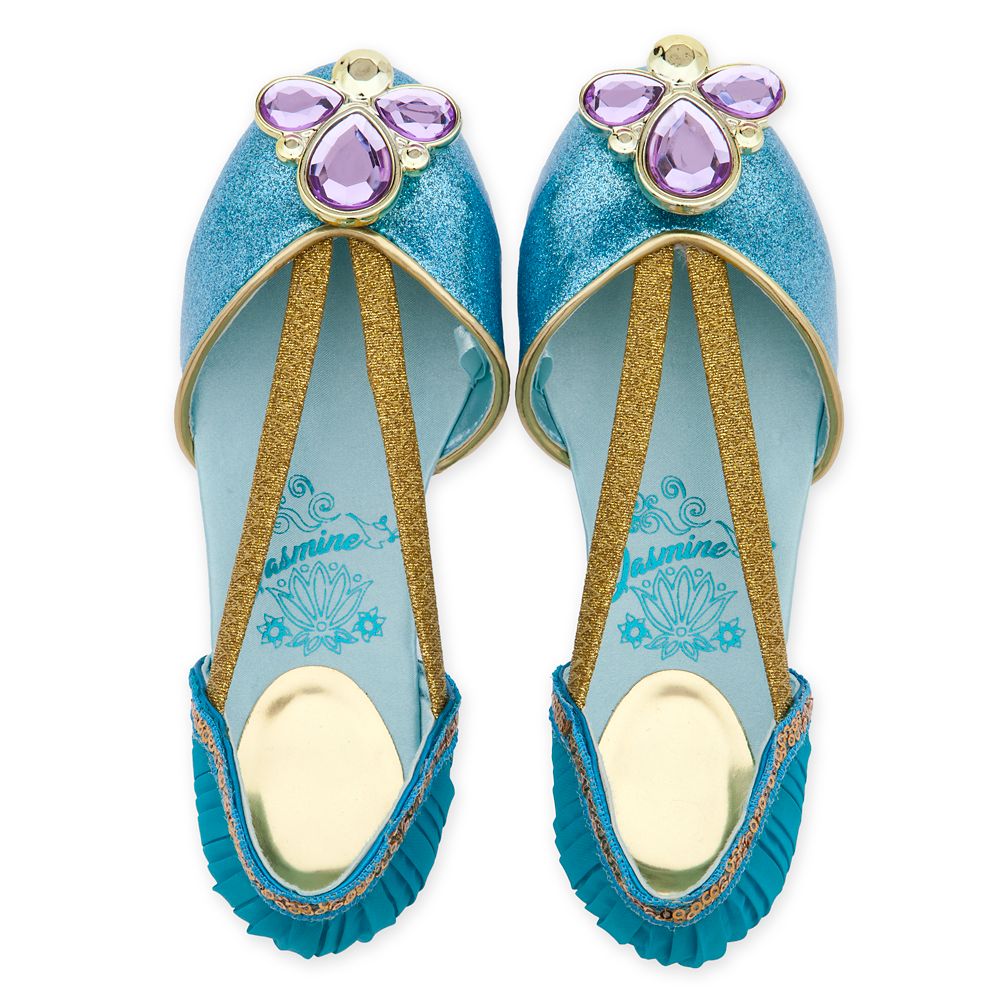Jasmine Costume Shoes for Kids &ndash; Aladdin