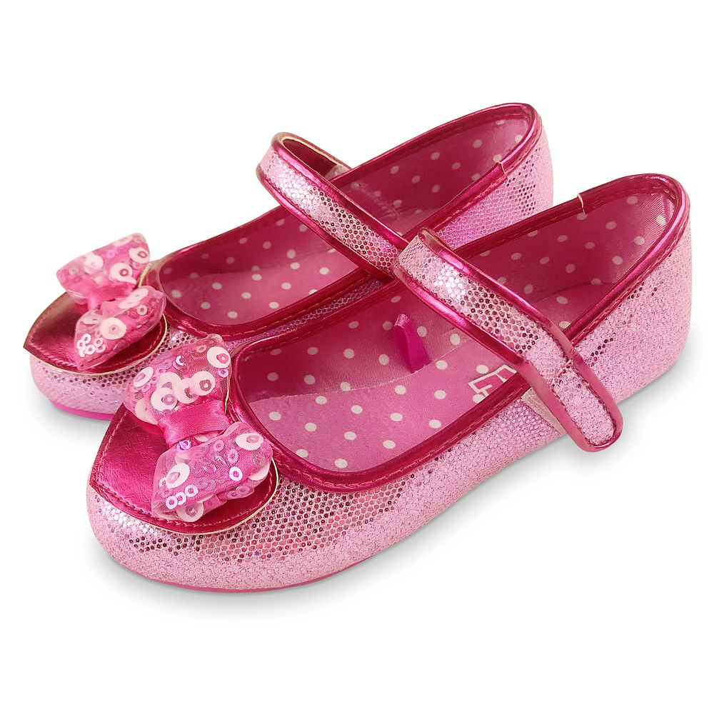 Minnie Mouse Costume Shoes for Kids Pink Disney Store