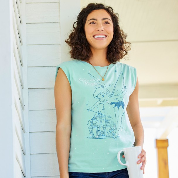 Tinker Bell Vintage-Style Tank Top for Women – Disneyland Tinker Bell Vintage-Style Tank Top for Women – Disneyland