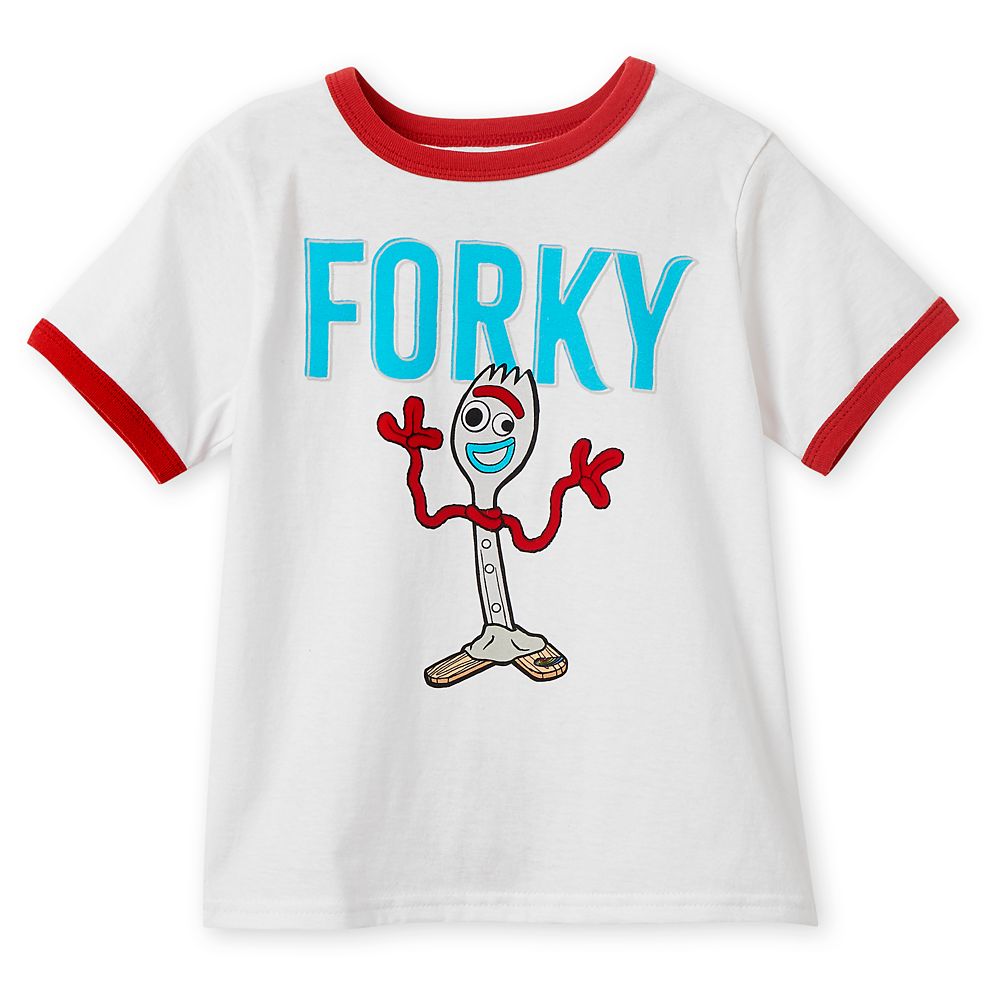 Forky Ringer T Shirt for Kids Toy Story 4 Disney Store