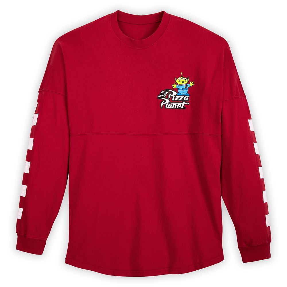 Disney hotsell 2019 Pixar Toy Story Pizza Planet Spirit Jersey Shirt Sz XL NEW RARE