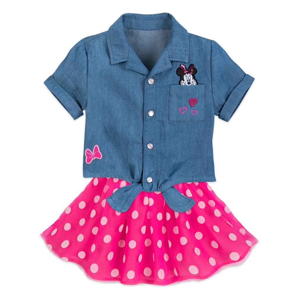 Minnie Mouse Top and Skirt Set for Girls Disney Store
