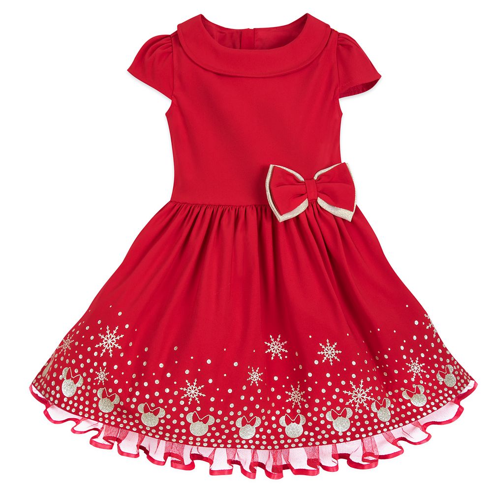 Minnie Mouse Holiday Dress for Girls Disney Store