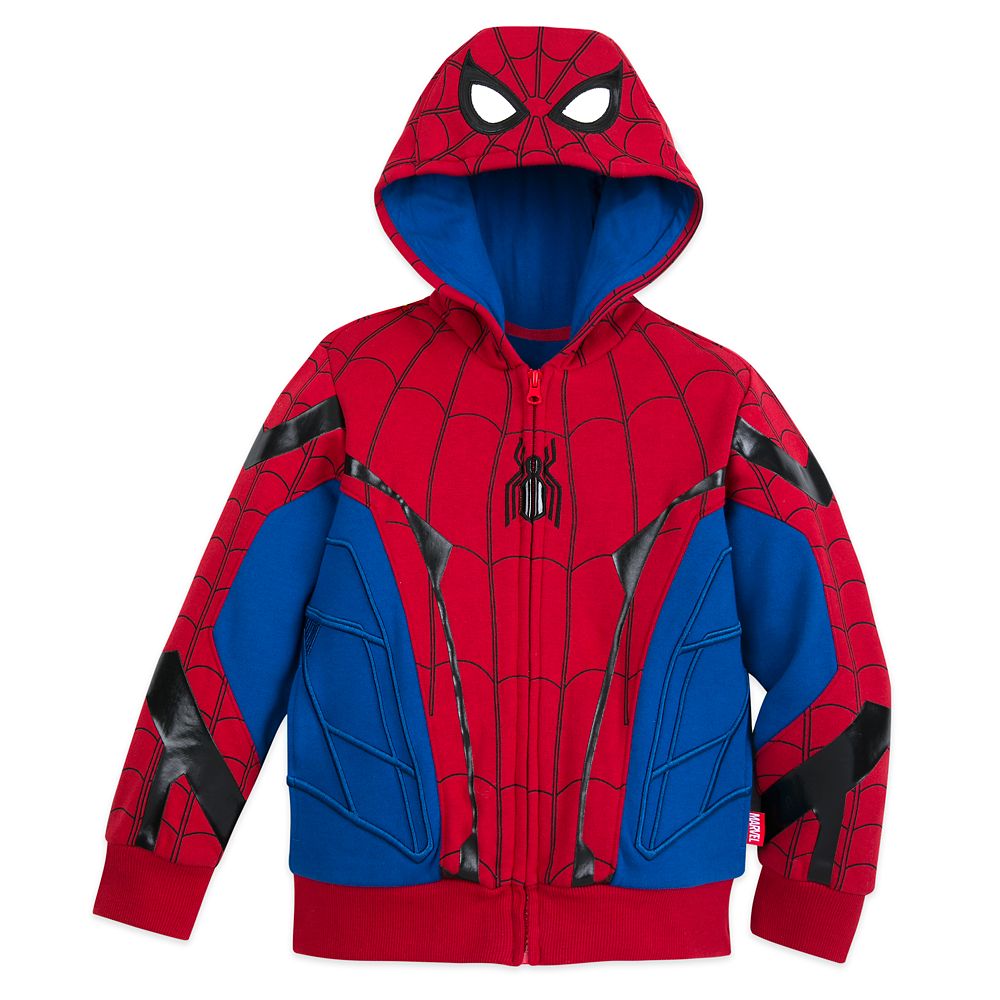 Spiderman hoodie disney store on sale