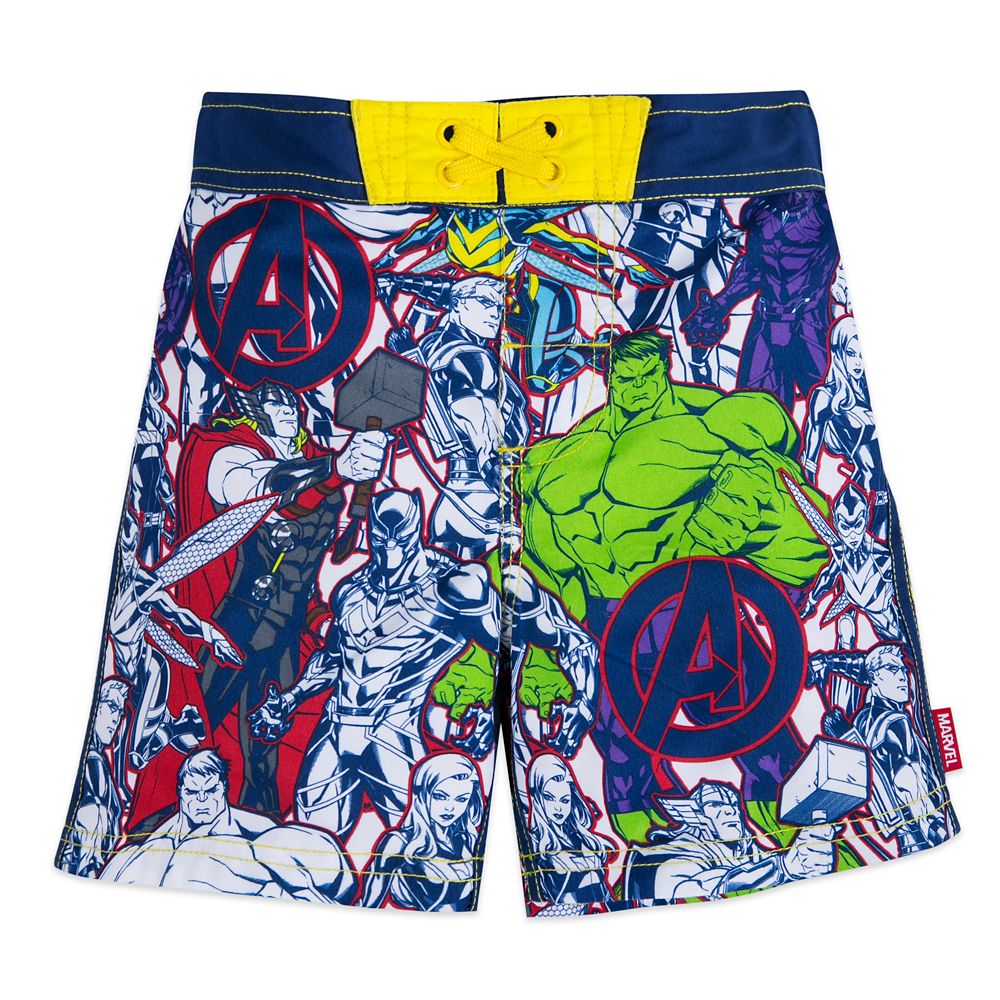 Avengers Swim Trunks for Boys Marvel Disney Store