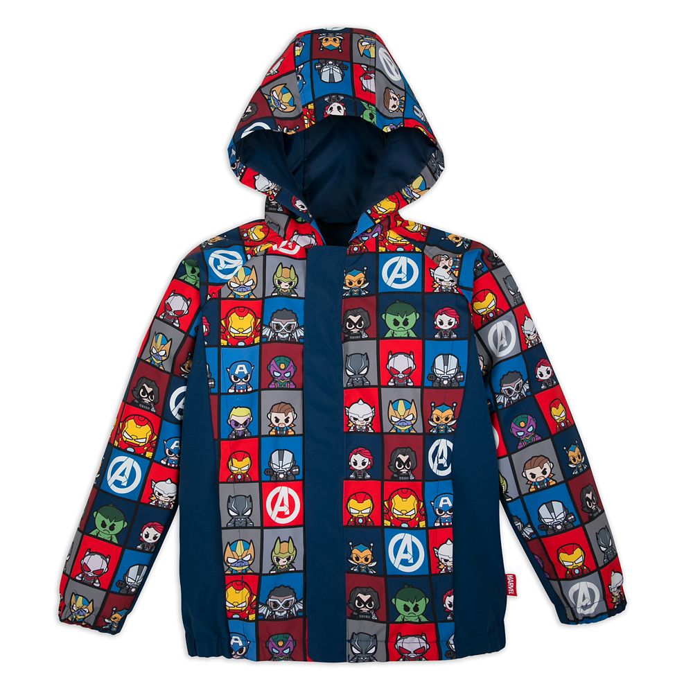 Marvel Avengers Packable Rain Jacket for Kids Disney Store