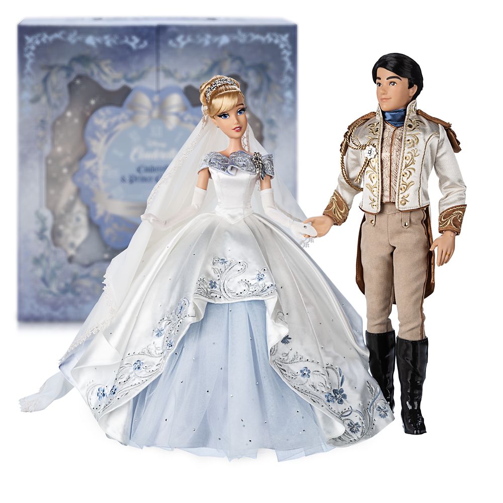 Cinderella and Prince Charming Limited Edition Wedding Doll Set 70th Anniversary 17 Disney Store