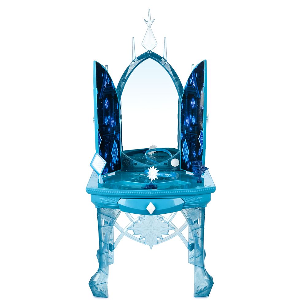 Frozen vanity with stool hotsell