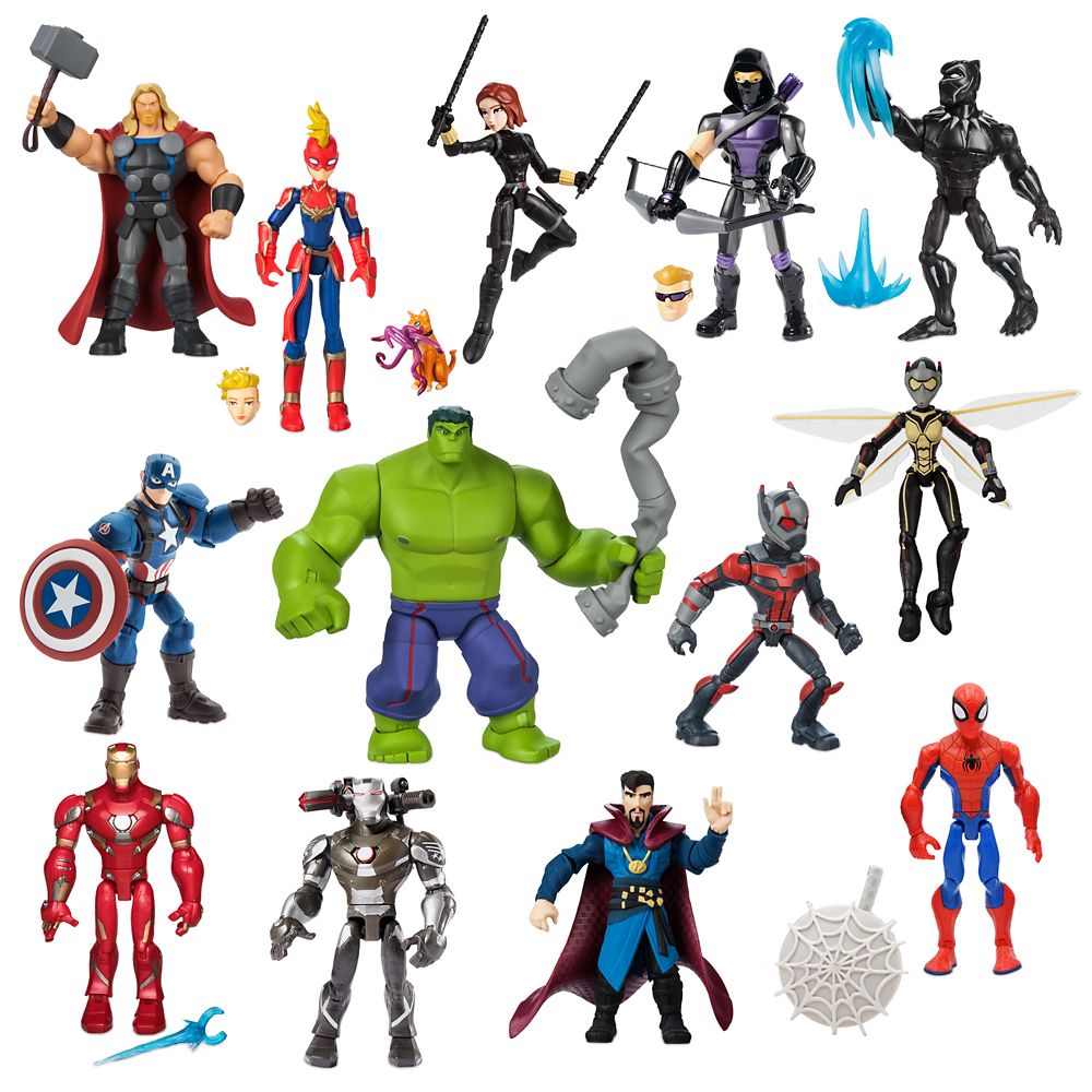 Avengers Action Figure Gift Set Marvel Toybox Disney Store