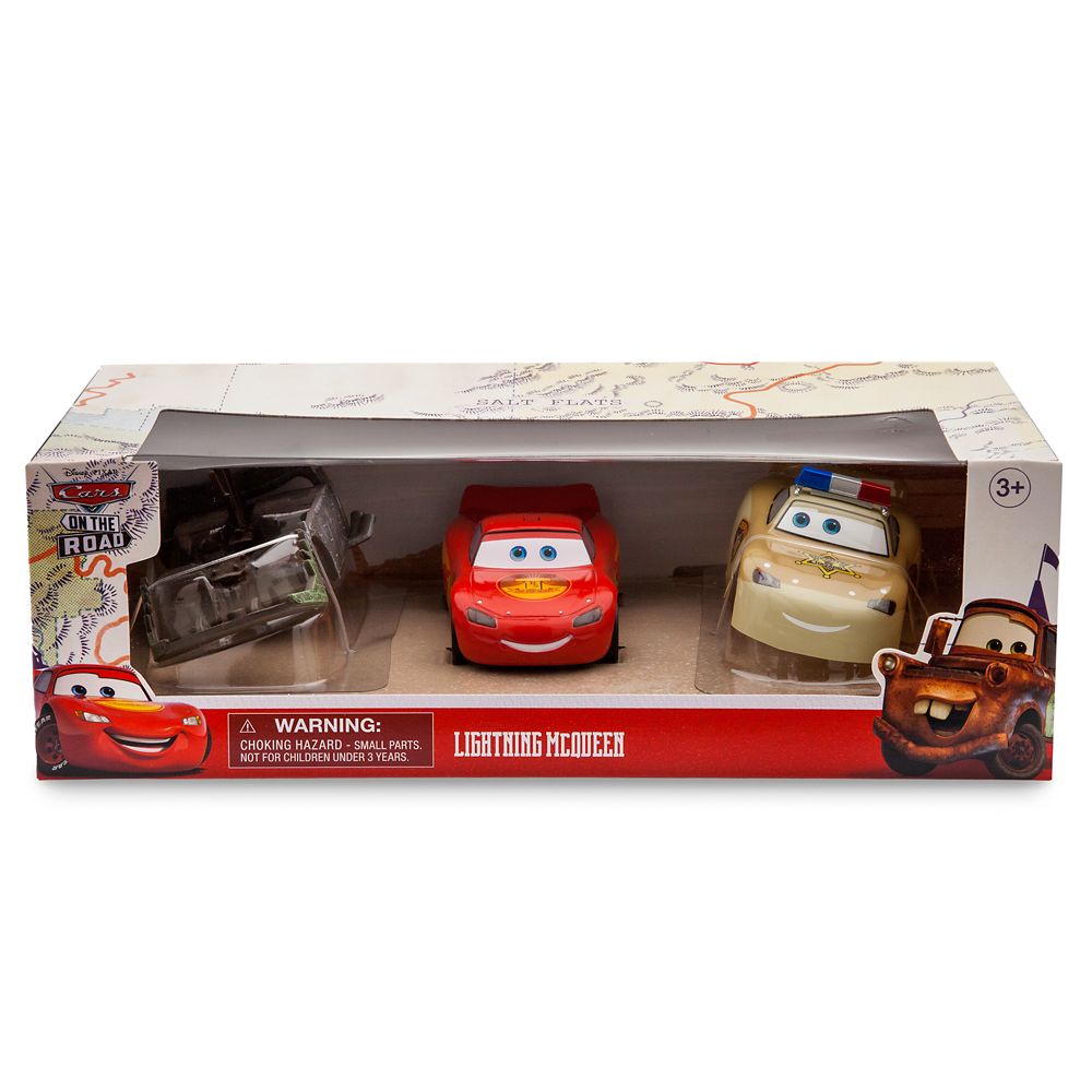 Lightning McQueen Die Cast Set &ndash; Cars on the Road