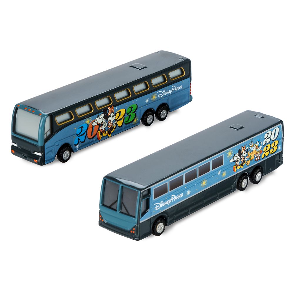 Mickey Mouse and Friends Disney Parks 2023 Die Cast Bus Set Disney Store
