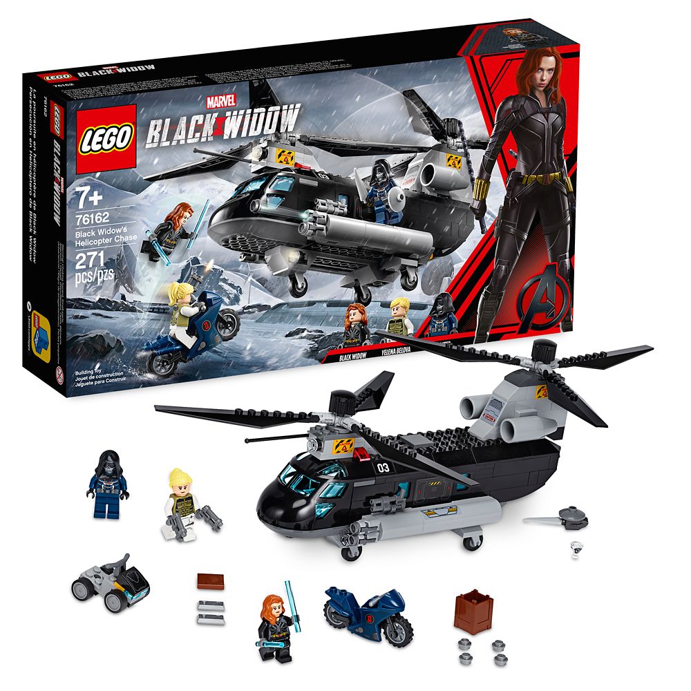 Black Widow s Helicopter Chase Building Set by LEGO Marvel s Black Widow Marvel Disney Store