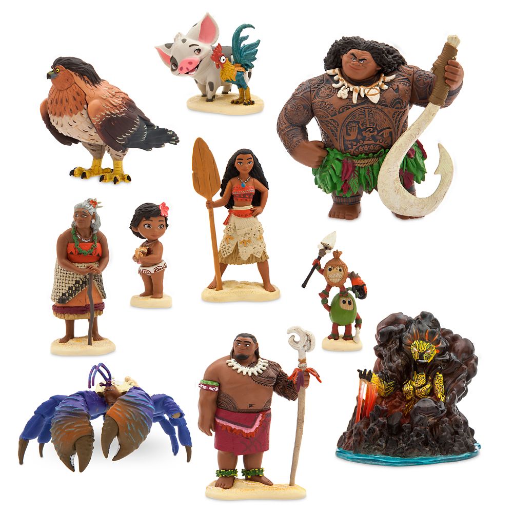 Moana figures disney store on sale