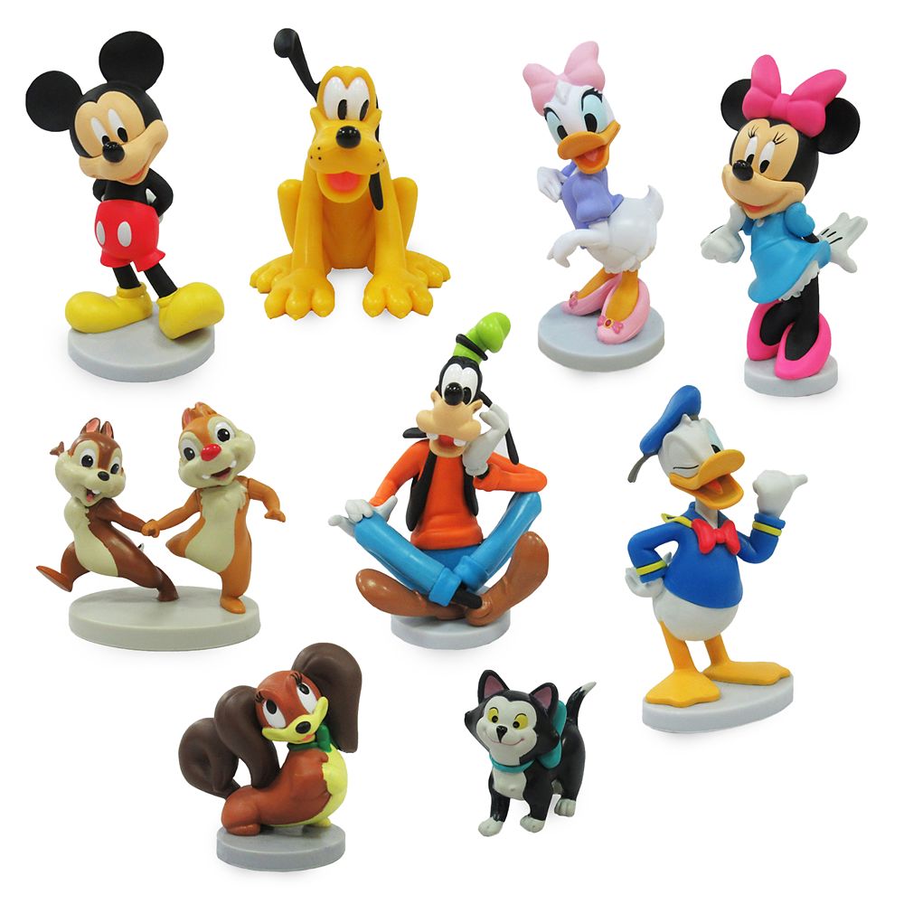 Mickey mouse figurines disney store discount