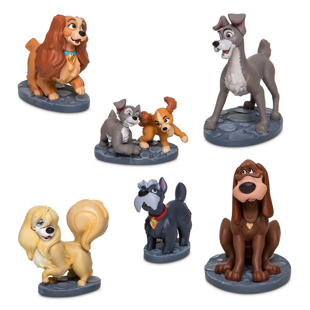 Lady and the Tramp Figure Play Set Disney Store