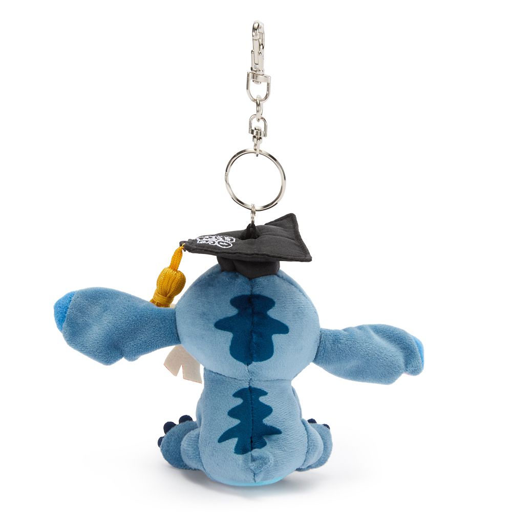 Stitch 2026 Graduation Mini Plush Keychain Bag Charm &ndash; Lilo & Stitch