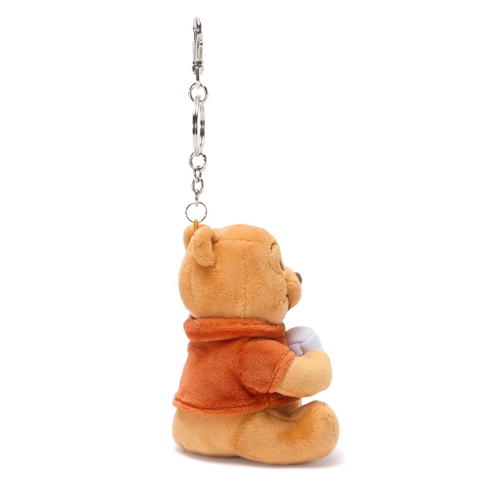 Winnie the Pooh ''Fall Vibes'' Plush Keychain Bag Charm &ndash; 4 1/2'' &ndash; Exclusive